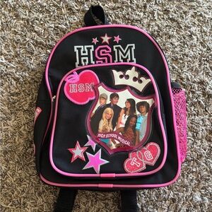 High School Musical Black and Pink Backpack